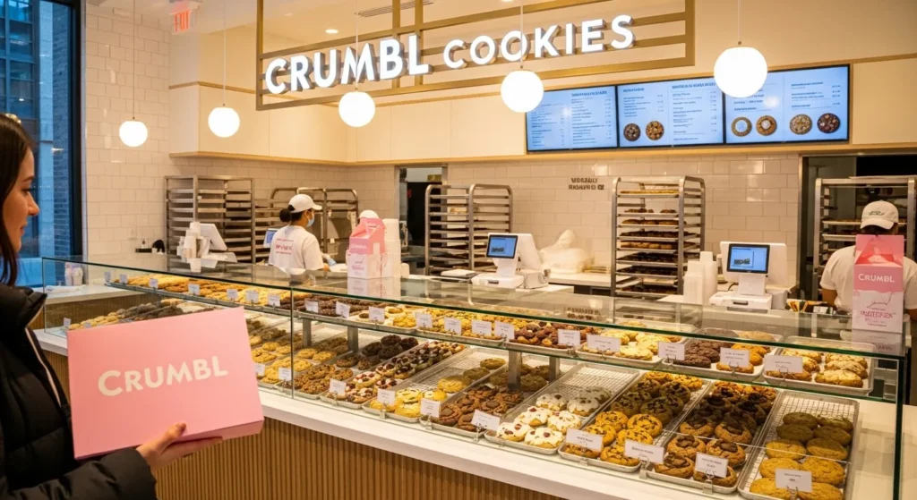 Crumbl and 7Brew