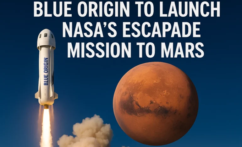 Blue Origin Launch to Carry NASA’s ESCAPADE Mission to Mars