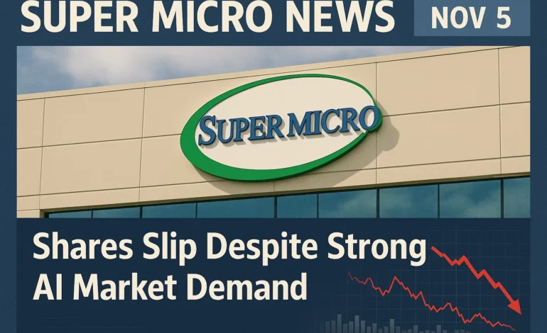 Super Micro News Today, Nov 5: Shares Slip Despite Strong AI Market Demand