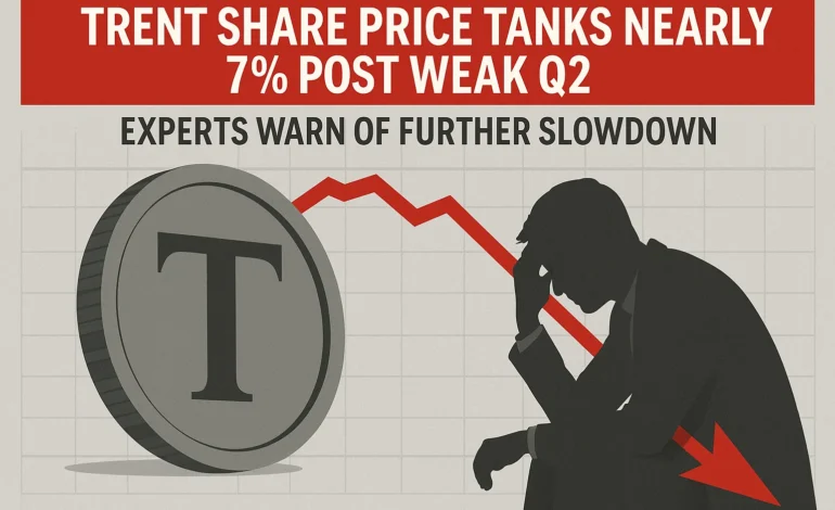 Trent Share Price Tanks Nearly 7% Post Weak Q2 | Experts Warn of Further Slowdown