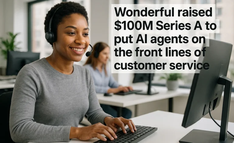 Wonderful Raises $100M to Put Smart AI Agents on the Frontlines of Customer Support