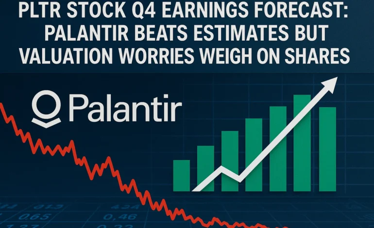 PLTR Stock Q4 Earnings Forecast: Palantir Beats Estimates but Valuation Worries Weigh on Shares